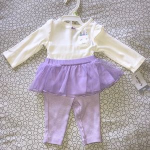 👶🏽Carter’s Baby girl 3mo Unicorn outfit👶🏽